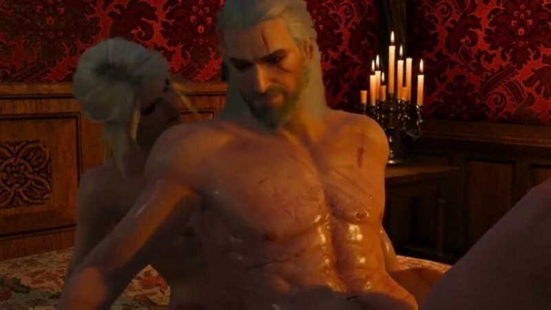 Геральт из Ривии перетрахал всех шлюх в борделе