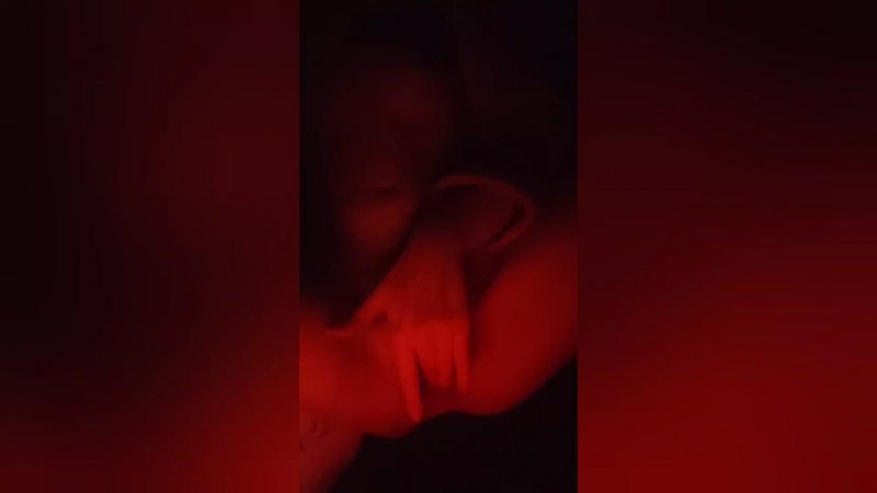 Horny college girl cums and SQUIRTS on the bed of her room