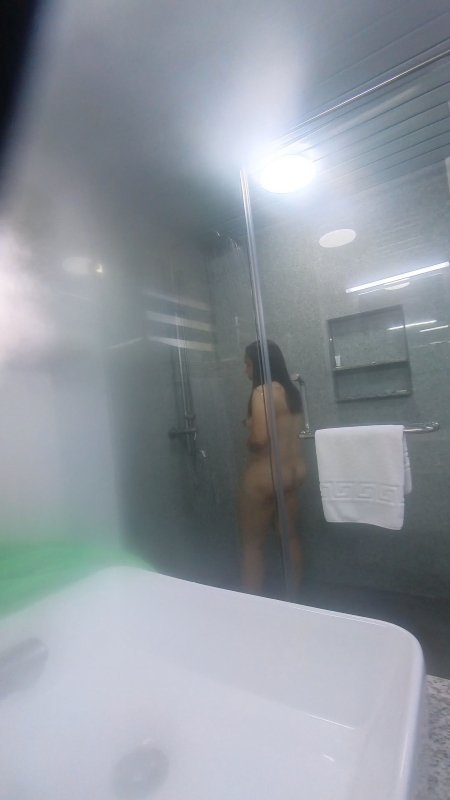 Ms Sunshine naked in shower 2