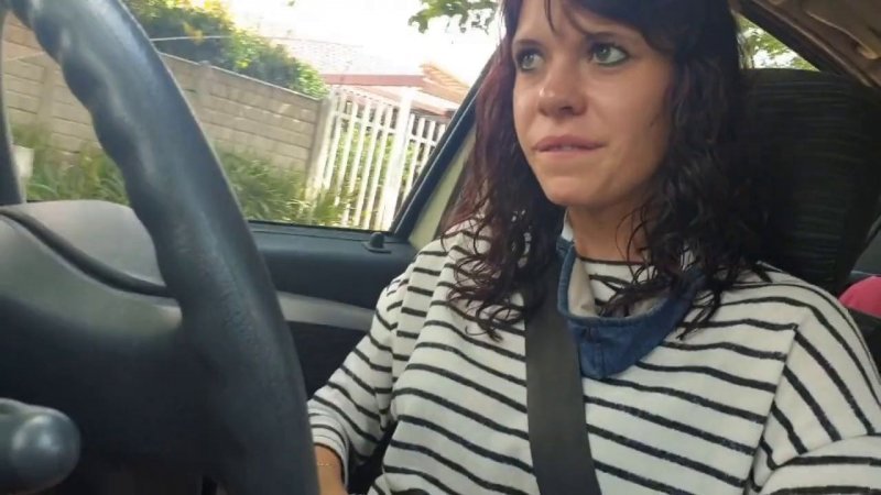 Playing with my pussy while driving - Public Car Webcam Solo
